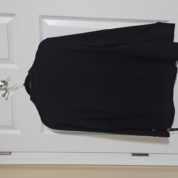 Christine Alexander Black Zip Up Jacket With Swarovski Crystals Sz XL - Picture 7 of 10